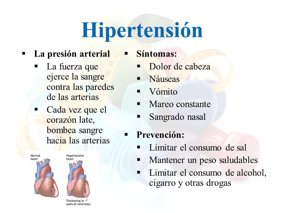 Síntomas de hipertensión arterial nariz con sangre